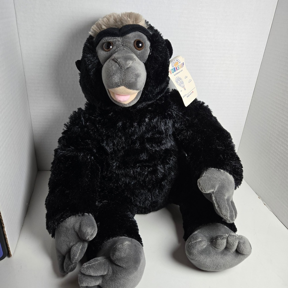 Build A Bear Gorilla 2021 Plush Stuffed Animal 17" New NWT